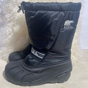 Sorel Kids Black Snow Boots
